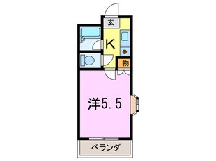 クリスタルカ－サⅡの物件間取画像